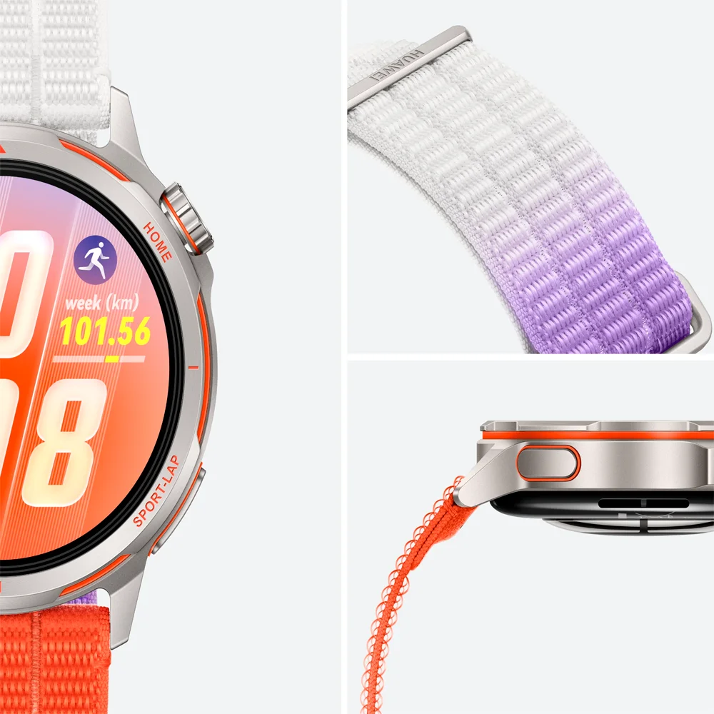 Смарт- часы HUAWEI WATCH GT Runner 2 Dawn Orange Chitu-B19W - фото 8