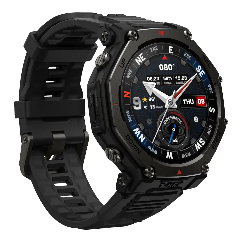 Смарт часы Amazfit T-Rex 3 Pro 44 mm Tactical Black A2549