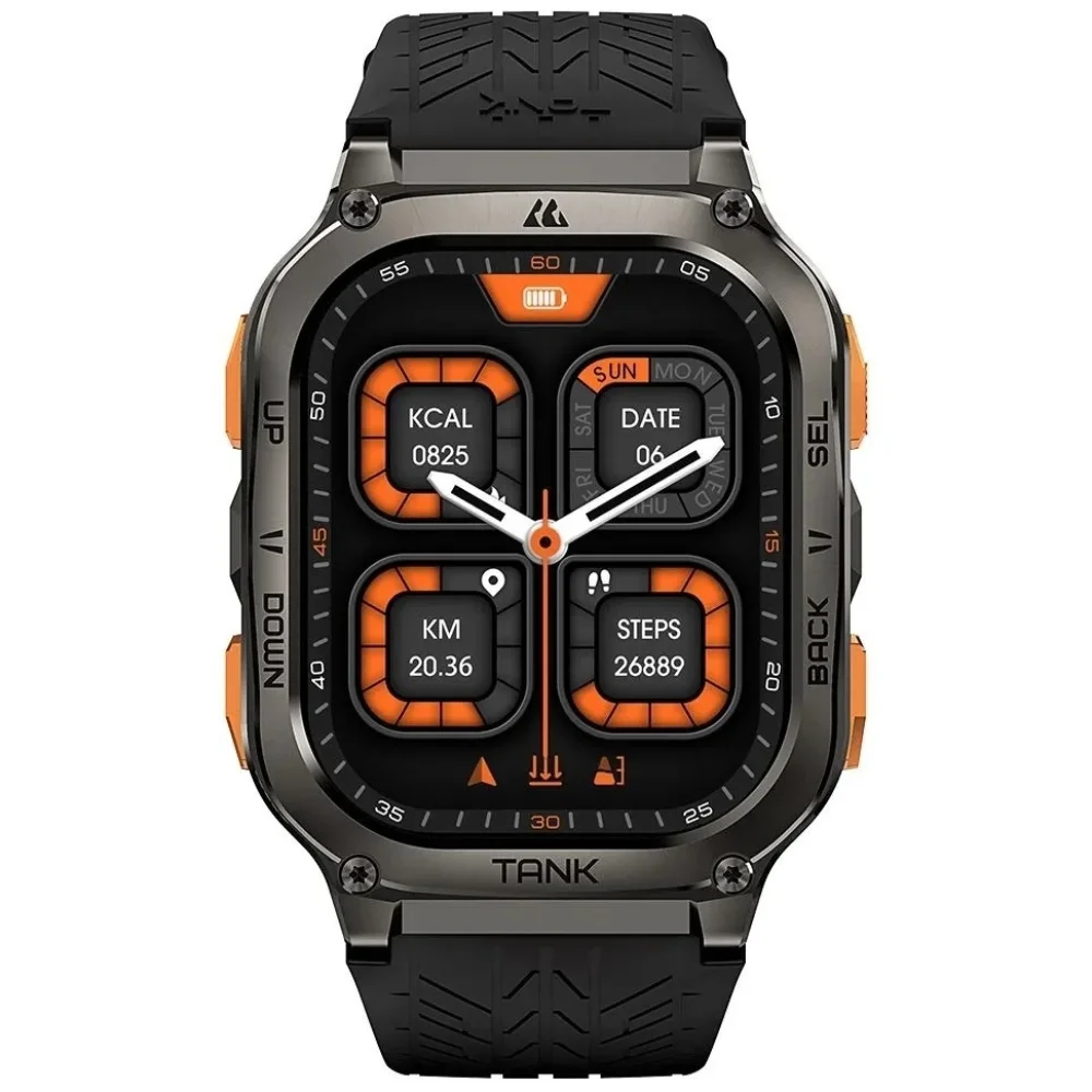 Смарт часы Kospet TANK M3 Ultra Black - фото 4
