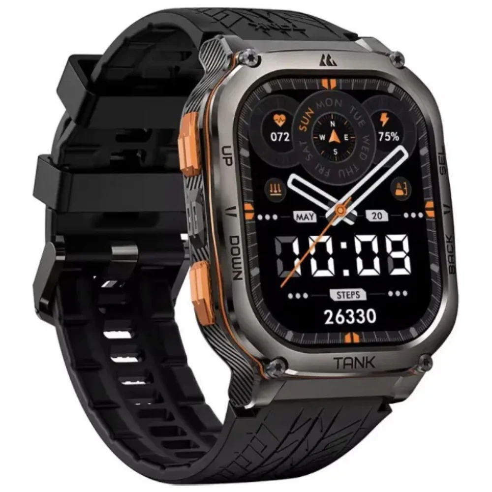 Смарт часы Kospet TANK M3 Ultra Black - фото 6