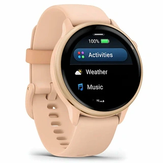 Смарт часы Garmin Vivoactive 6 пыльный розовый 010-02985-03