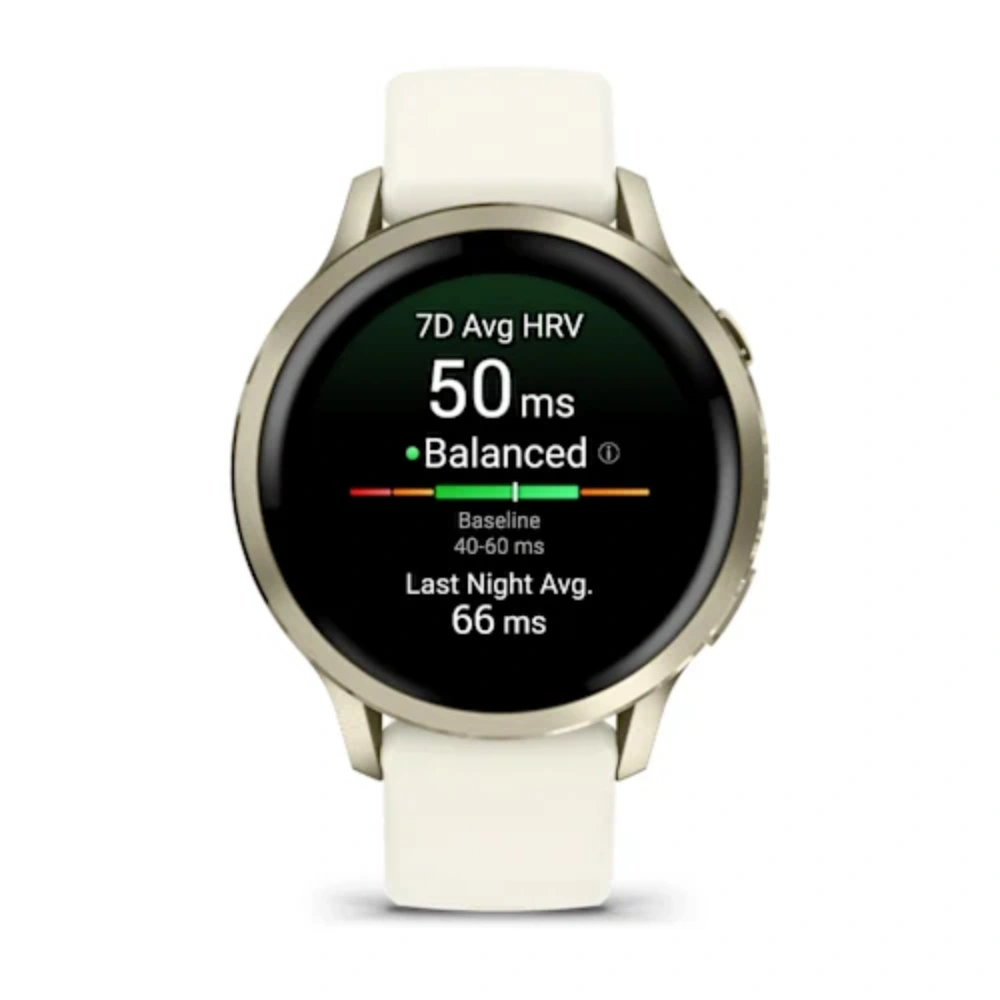 Смарт часы Garmin Venu 4S лунный свет 010-03013-00 - фото 2
