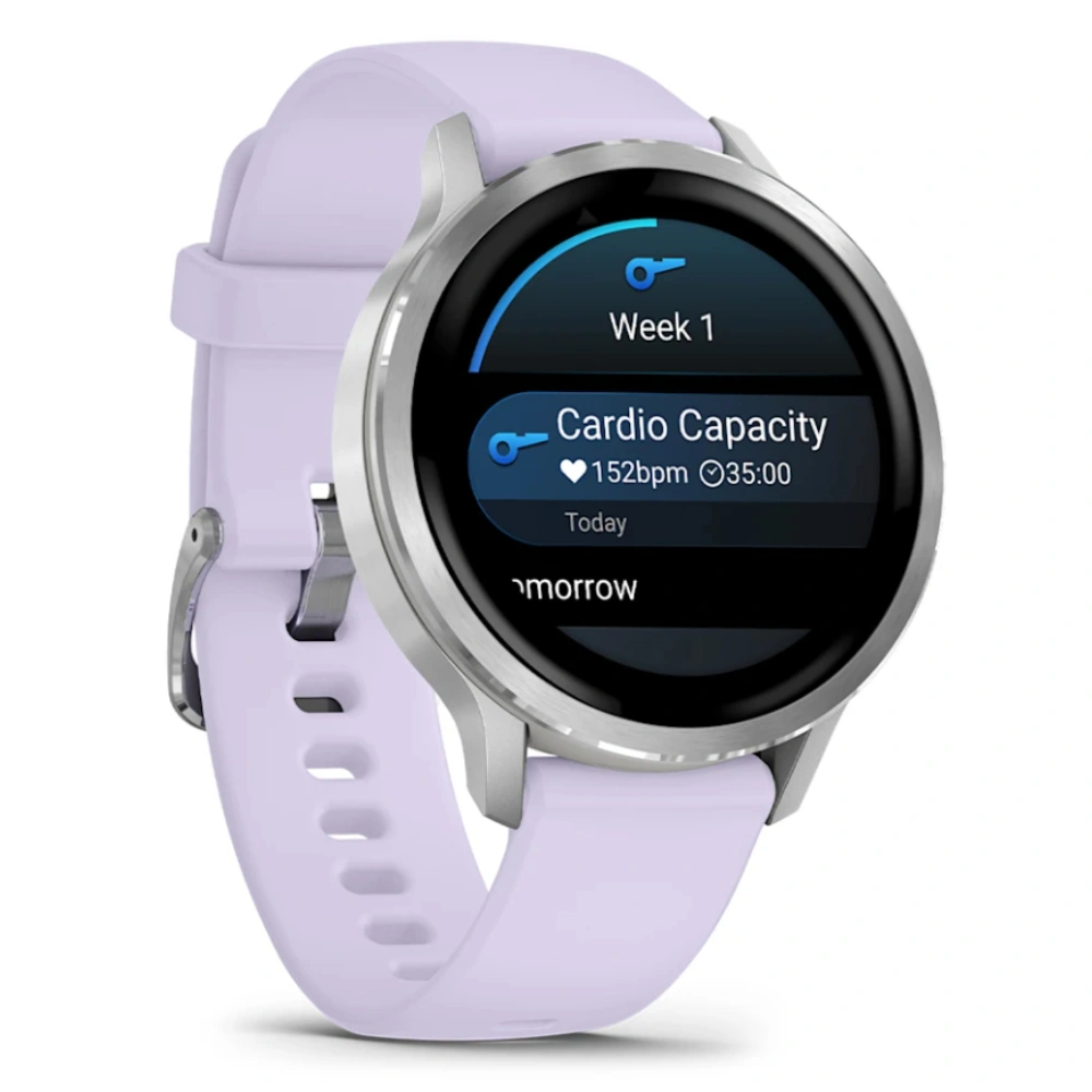 Смарт часы Garmin Venu 4S сиреневый 010-03013-01 - фото 3