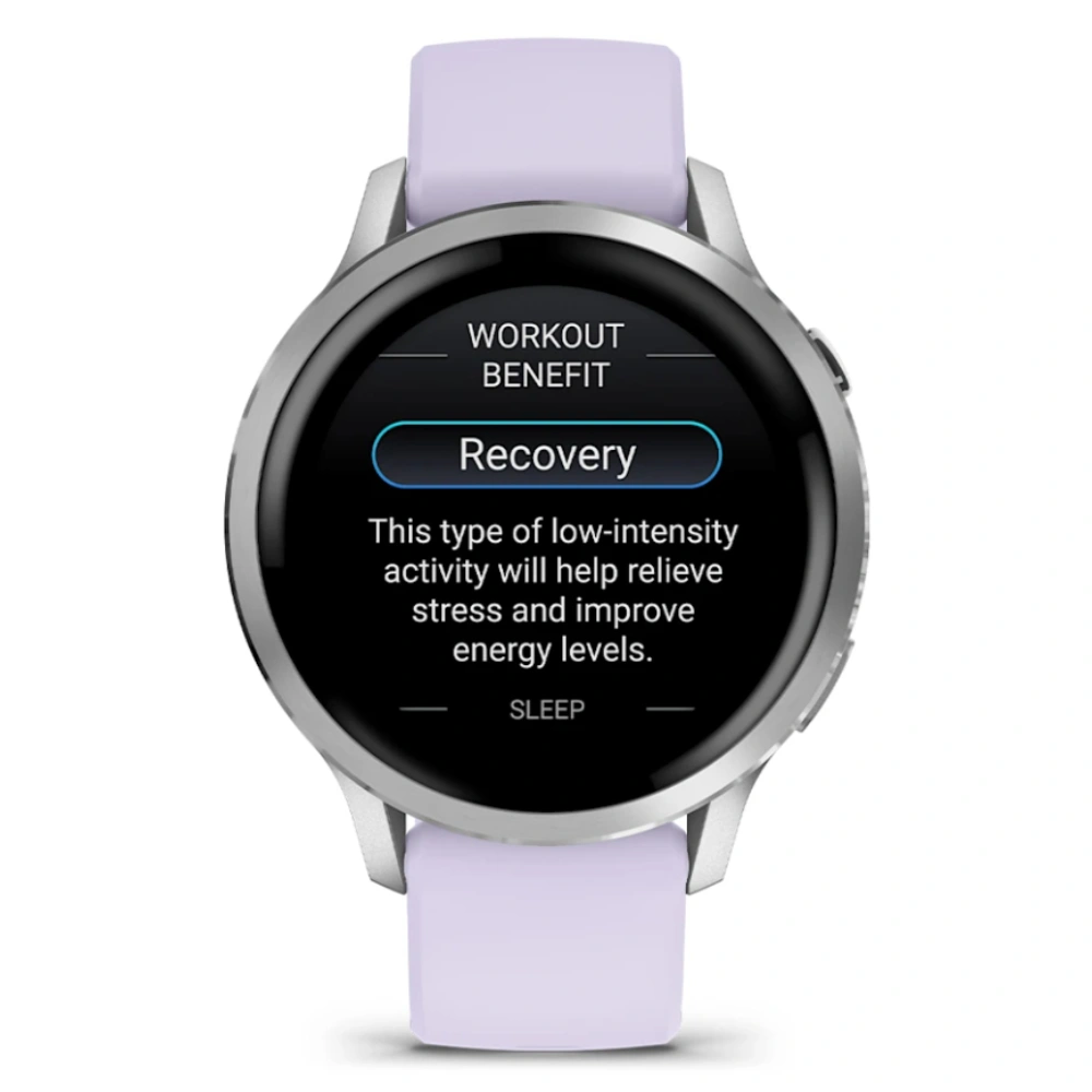 Смарт часы Garmin Venu 4S сиреневый 010-03013-01 - фото 6