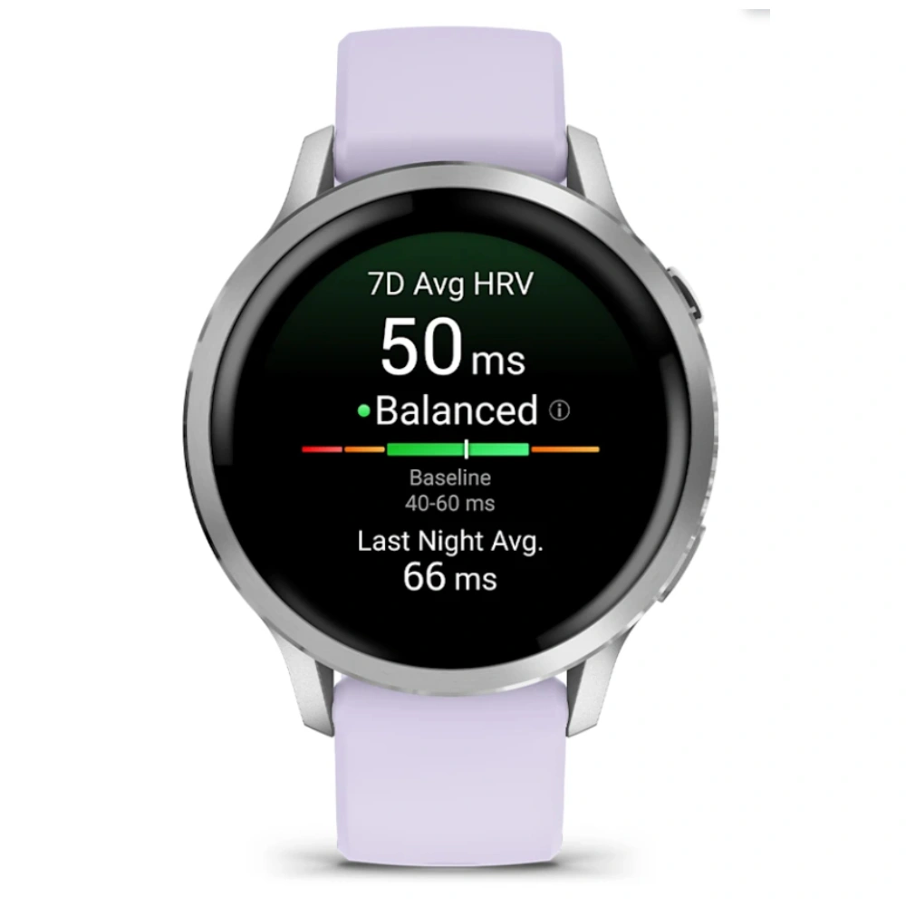 Смарт часы Garmin Venu 4S сиреневый 010-03013-01 - фото 2
