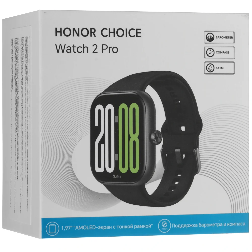 Смарт-часы  Honor Choice Watch 2 Pro Black - фото 11