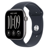 Смарт-часы Apple Watch Series 12 GPS, 42 mm, Space Grey, Alu Case, Navy Blue Sport Band, M/L (MJE94RK/A)