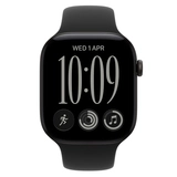 Смарт-часы Apple Watch Series 12 GPS, 42 mm, Black, Alu Case, Black Sport Band, S/M (MJEA4RK/A) - фото 2