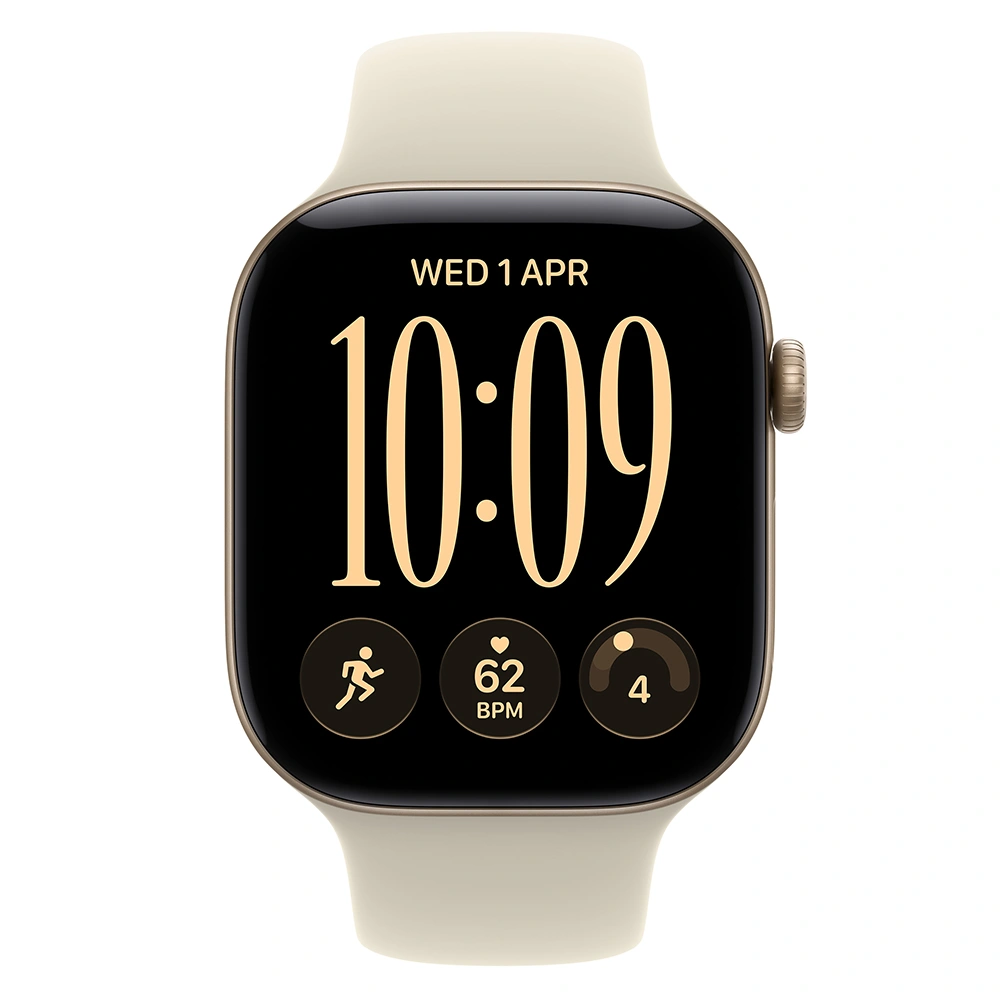 Смарт-часы Apple Watch Series 12 GPS, 42 mm, Light Gold, Alu Case, Sand Sport Band, S/M (MJED4RK/A) - фото 2