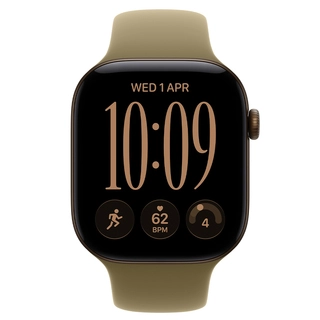 Смарт-часы Apple Watch Series 12 GPS, 42 mm, Dark Bronze, Alu Case, Olive Sport Band, S/M (MJEF4RK/A) - фото 2