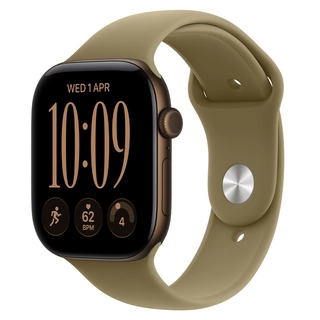 Смарт-часы Apple Watch Series 12 GPS, 42 mm, Dark Bronze, Alu Case, Olive Sport Band, S/M (MJEF4RK/A)