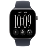 Смарт часы Apple Watch Series 12 GPS, 46mm, Space Grey, Alu Case, Navy Blue Sport Band, M/L (MJEJ4RK/A) - фото 2