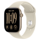 Смарт часы Apple Watch Series 12 GPS, 46mm, Light Gold, Alu Case, Sand Sport Band, M/L (MJEP4RK/A)