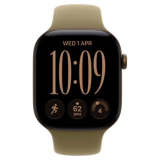 Смарт часы Apple Watch Series 12 GPS, 46mm, Dark Bronze, Alu Case, Olive Sport Band, M/L (MJEU4RK/A)