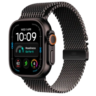 Смарт-часы Apple Watch Ultra 4 GPS + Cellular, 49mm, Black Tit Case Black Tit Milan Loop, M, (MJAV4QI/A)