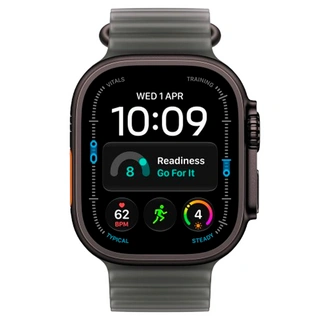 Смарт-часы Apple Watch Ultra 4 GPS + Cellular, 49mm, Black Tit Case Translucent Black Ocean Band, M, (MJAY4QI/A) - фото 2