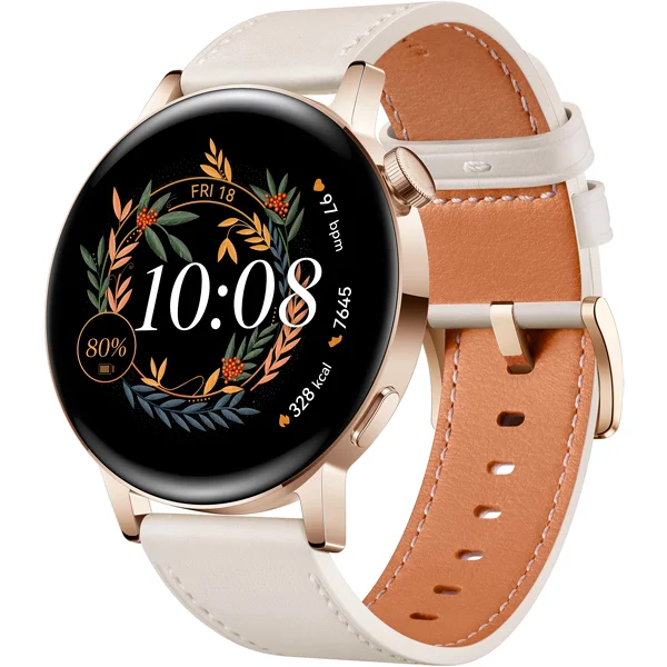 HUAWEI смарт-сағаты Watch GT3 42mm Light Gold/White