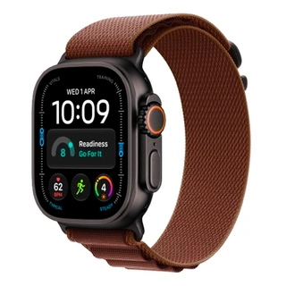 Смарт-часы Apple Watch Ultra 4 GPS + Cellular, 49mm, Black Tit Case Burgundy Alpine Loop, M, (MJC14QI/A)