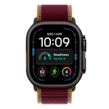 Смарт-часы Apple Watch Ultra 4 GPS + Cellular, 49mm, Black Tit Case Burgundy Trail Loop, M/L, (MJC44QI/A) - фото 2