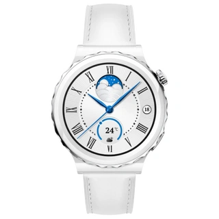 HUAWEI смарт-сағаты Watch GT3 Pro 42mm White Leather Strap - фото 2