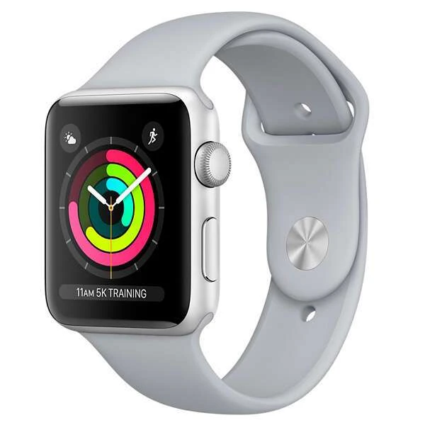 Cмарт часы Apple Watch Series 3 GPS 42mm Silver with Sport Band (MQL02) - фото 2