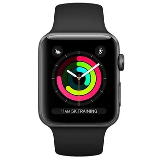 Cмарт часы Apple Watch Series 3 GPS 42mm Space Grey with Sport Band(MQL12)