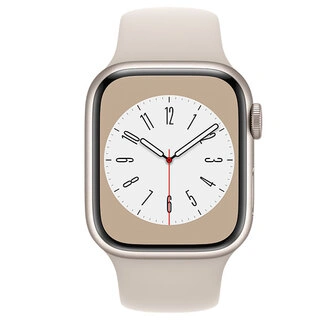 Смарт-часы Apple Watch Series 8 GPS 45mm Starlight Aluminium Case with Starlight Sport Band - Regular MNP23GK/A - фото 2