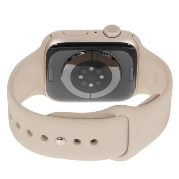 Смарт-часы Apple Watch Series 8 GPS 45mm Starlight Aluminium Case with Starlight Sport Band - Regular MNP23GK/A