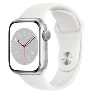 Смарт-часы Apple Watch Series 8 GPS 45mm Silver Aluminium Case with White Sport Band - Regular MP6N3GK/A