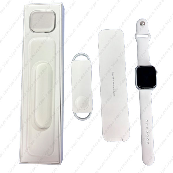 Смарт-часы Apple Watch Series 8 GPS 45mm Silver Aluminium Case with White Sport Band - Regular MP6N3GK/A
