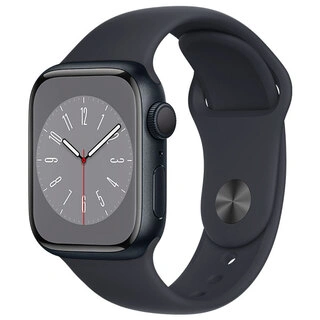 Смарт-часы Apple Watch Series 8 GPS 41mm Midnight Aluminium Case with Midnight Sport Band - Regular MNP53GK/A