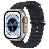 Смарт-часы Apple Watch Ultra GPS + Cellular 49mm Titanium Case with Midnight Ocean Band MQFK3GK/A
