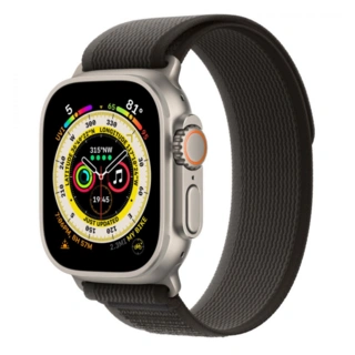 Apple смарт сағаты Watch Ultra GPS + Cellular 49mm Titanium Case with Black/Gray Trail Loop -M/L MQFX3GK/A