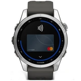 Смарт-часы Garmin Fenix 7S стальной, темносерый ремешок (010-02539-01) - фото 2