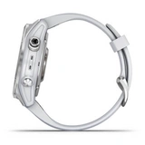 Смарт-часы Garmin Fenix 7S стальной, белый ремешок (010-02539-03) - фото 5
