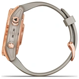 Смарт-часы Garmin Fenix 7S Solar розовое золото, песочный ремешок (010-02539-11) - фото 6