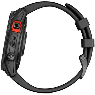 Смарт-часы Garmin Fenix 7 Solar Slate темносерый, черный ремешок (010-02540-11)