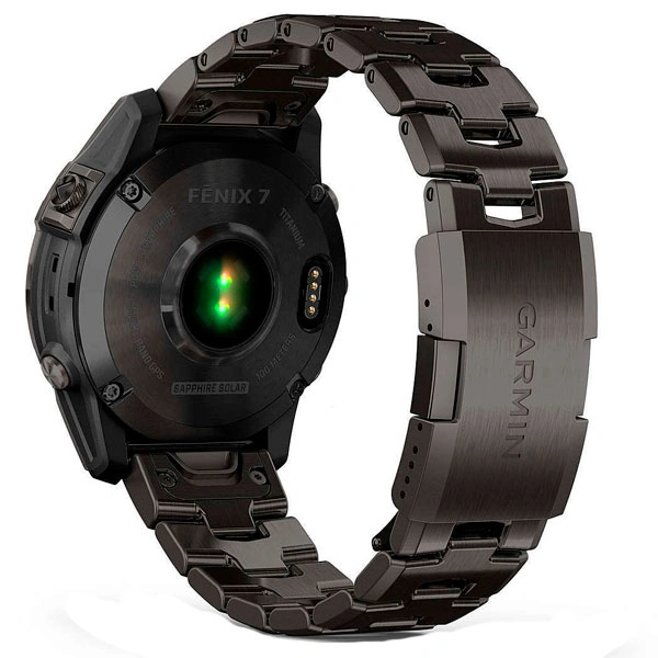 Garmin смарт сағаттары Fenix 7 Sapphire Solar қара сұр титан, титан бауы - фото 3