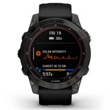 Garmin смарт сағаттары Fenix 7 Sapphire Solar қара сұр титан, титан бауы - фото 6