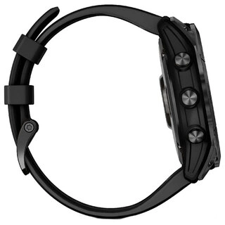 Смарт-часы Garmin Fenix 7X Solar темно-серый, черный ремешок (010-02541-01)
