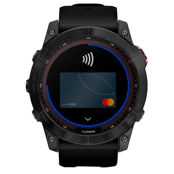 Смарт-часы Garmin Fenix 7X Solar темно-серый, черный ремешок (010-02541-01) - фото 4