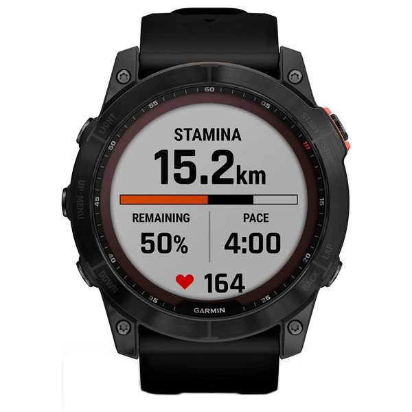Смарт-часы Garmin Fenix 7X Solar темно-серый, черный ремешок (010-02541-01) - фото 2