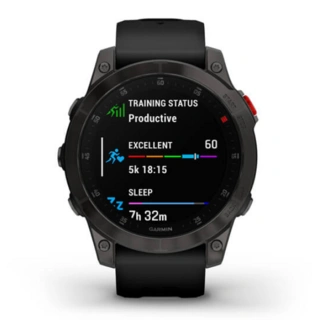 Смарт-часы Garmin Epix Gen 2 Sapphire титановый черный (010-02582-11)