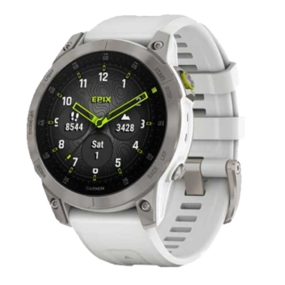 Garmin смарт сағаттары Epix Gen 2 Sapphire ақ титан (010-02582-21)