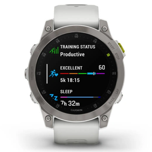 Garmin смарт сағаттары Epix Gen 2 Sapphire ақ титан (010-02582-21) - фото 2