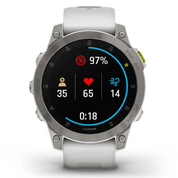 Garmin смарт сағаттары Epix Gen 2 Sapphire ақ титан (010-02582-21) - фото 3