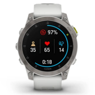 Garmin смарт сағаттары Epix Gen 2 Sapphire ақ титан (010-02582-21)