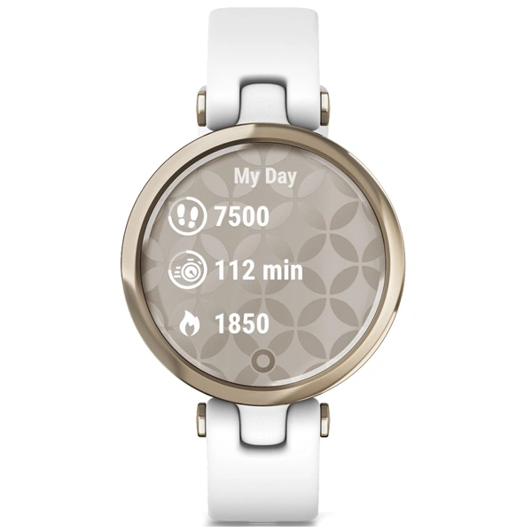 Смарт-часы Garmin Lily Sport белые с кремовым безелем (010-02384-10) - фото 4