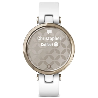 Смарт-часы Garmin Lily Sport белые с кремовым безелем (010-02384-10)