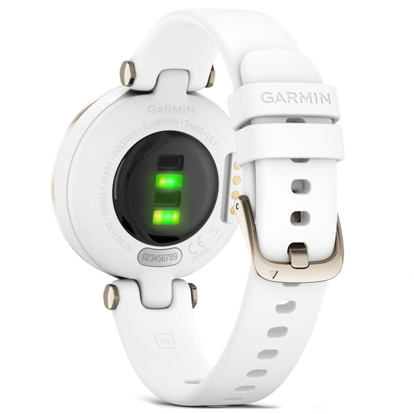 Смарт-часы Garmin Lily Sport белые с кремовым безелем (010-02384-10) - фото 9